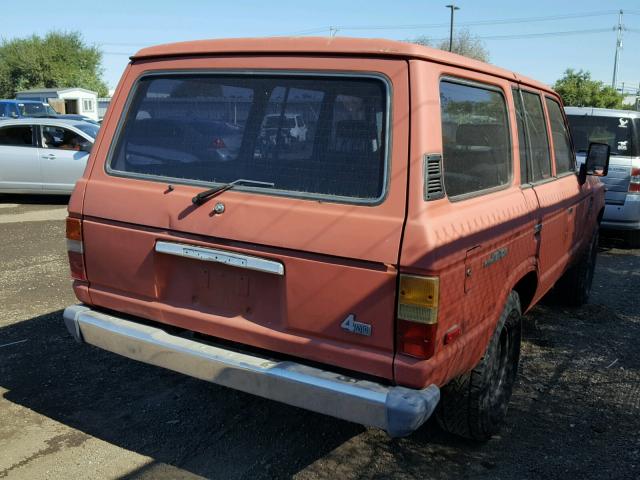 JT3FJ62G9J0081204 - 1988 TOYOTA LAND CRUIS RED photo 4