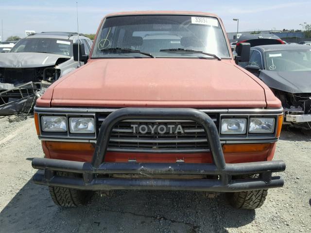 JT3FJ62G9J0081204 - 1988 TOYOTA LAND CRUIS RED photo 9