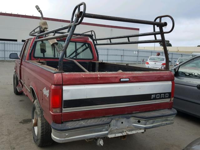 1FTHX26G1TEB59485 - 1996 FORD F250 RED photo 3