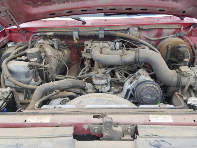 1FTHX26G1TEB59485 - 1996 FORD F250 RED photo 7