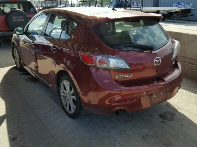 JM1BL1H52A1321040 - 2010 MAZDA 3 S BURGUNDY photo 3