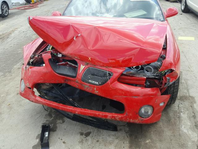 6G2VX12G74L185239 - 2004 PONTIAC GTO RED photo 7