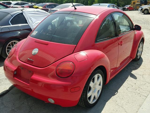 3VWDD21C32M423534 - 2002 VOLKSWAGEN NEW BEETLE 红色 照片 4