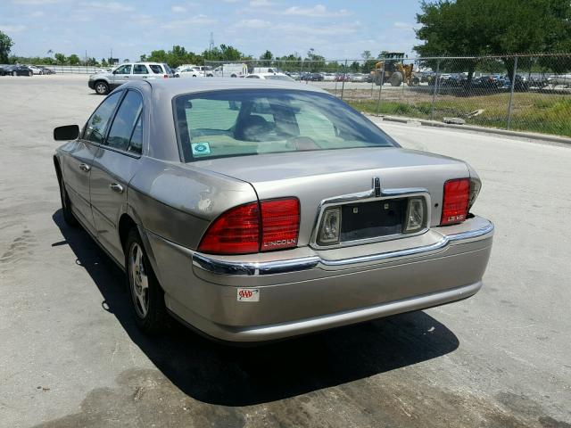 1LNHM87A81Y727373 - 2001 LINCOLN LS Qəhvəyi foto 3