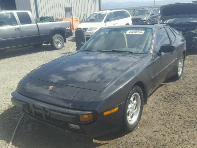 WP0AA0940GN453930 - 1986 PORSCHE 944 BLACK photo 2