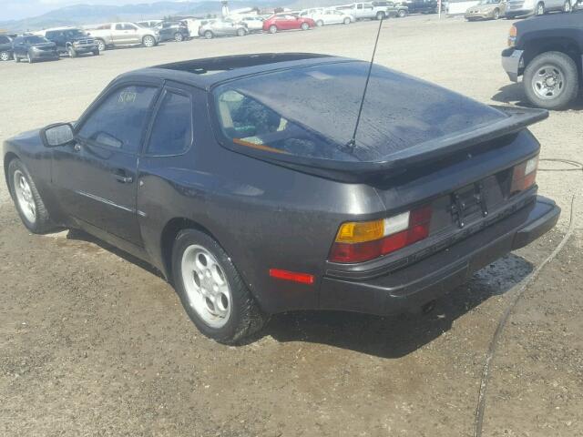 WP0AA0940GN453930 - 1986 PORSCHE 944 BLACK photo 3