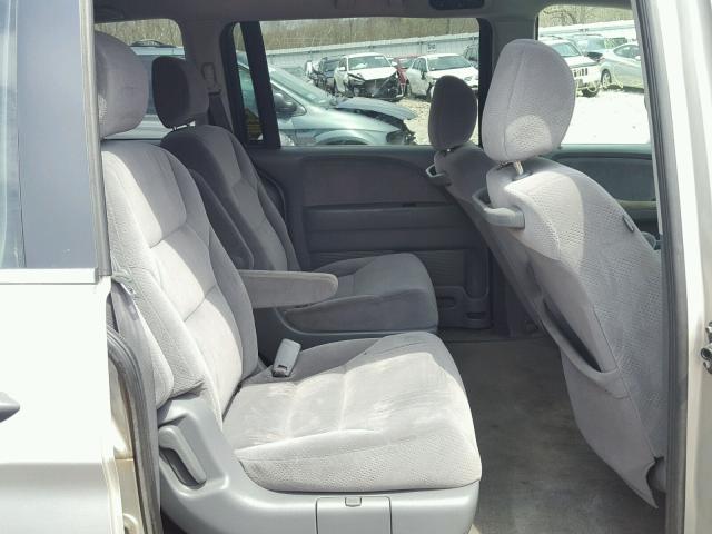 5FNRL38226B120348 - 2006 HONDA ODYSSEY LX SILVER photo 6