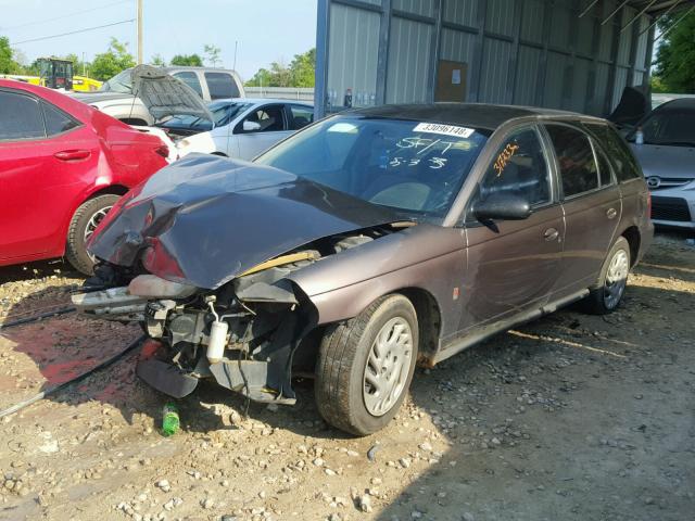 1G8ZJ8279XZ201876 - 1999 SATURN SW2 BROWN photo 2