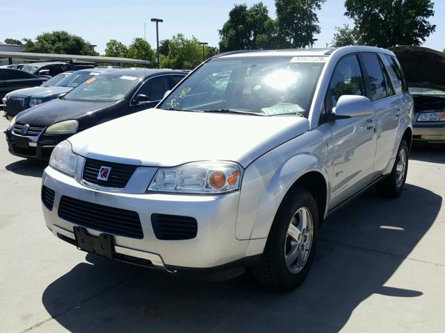 5GZCZ33Z07S867443 - 2007 SATURN VUE HYBRID SILVER photo 2