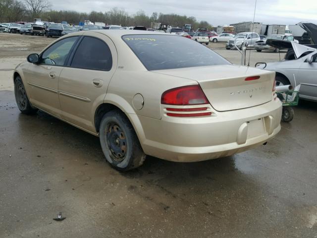 1B3EJ46X41N664239 - 2001 DODGE STRATUS SE GOLD photo 3