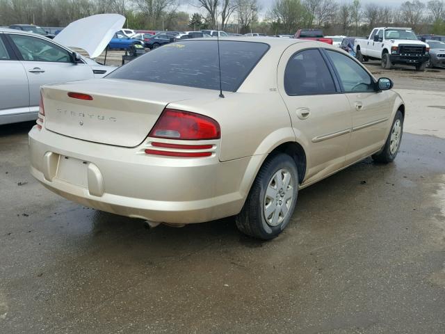 1B3EJ46X41N664239 - 2001 DODGE STRATUS SE GOLD photo 4