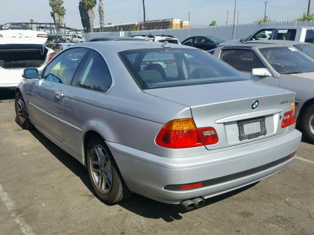 WBABV13404JT21306 - 2004 BMW 325 CI SUL SILVER photo 3