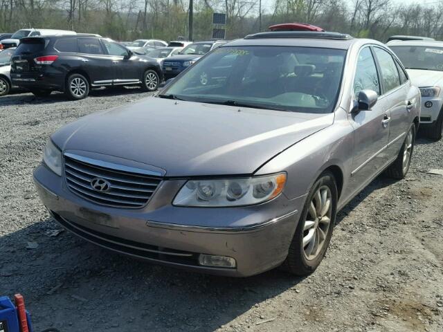 KMHFC46F76A131560 - 2006 HYUNDAI AZERA SE GRAY photo 2