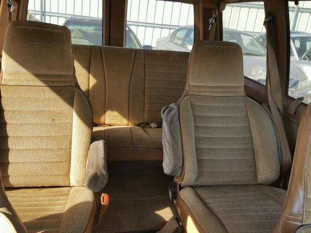 1GKDM15Z1KB518939 - 1989 GMC SAFARI TAN photo 6