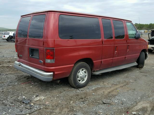 1FMRE11W62HA47180 - 2002 FORD ECONOLINE MAROON photo 4