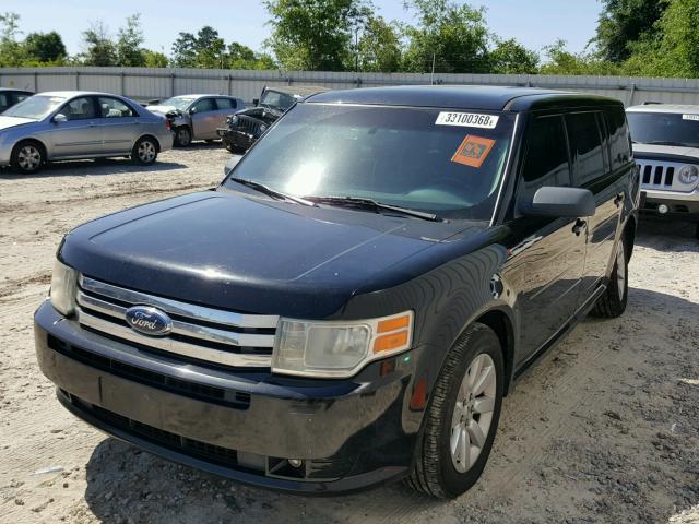 2FMDK51C79BA03261 - 2009 FORD FLEX SE BLACK photo 2