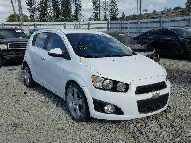 1G1JE6SB9G4143922 - 2016 CHEVROLET SONIC LTZ WHITE photo 1