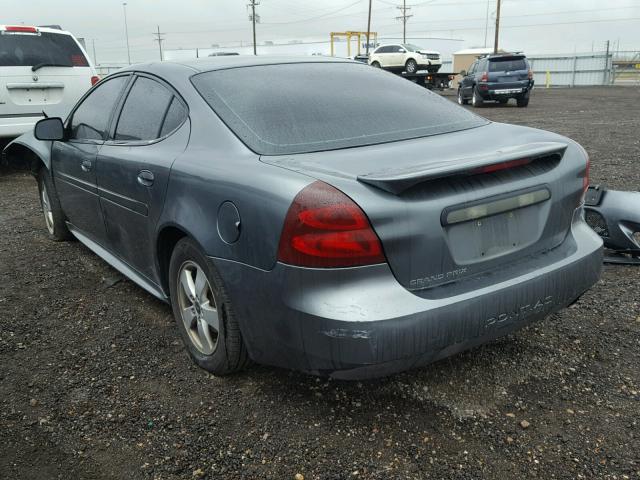 2G2WP542751255923 - 2005 PONTIAC GRAND PRIX GRAY photo 3