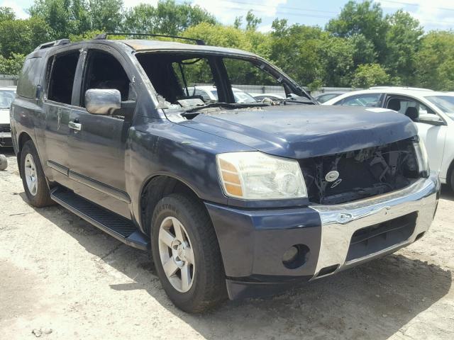 5N1AA08A56N742352 - 2006 NISSAN ARMADA SE BLUE photo 1