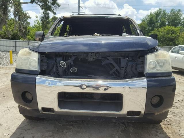 5N1AA08A56N742352 - 2006 NISSAN ARMADA SE BLUE photo 9