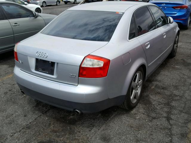 WAUJT68EX3A304107 - 2003 AUDI A4 3.0 SILVER photo 4