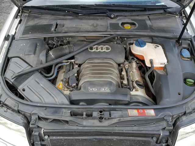 WAUJT68EX3A304107 - 2003 AUDI A4 3.0 SILVER photo 7