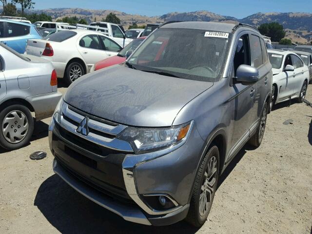 JA4AD3A31GZ059299 - 2016 MITSUBISHI OUTLANDER GRAY photo 2