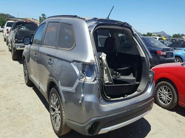 JA4AD3A31GZ059299 - 2016 MITSUBISHI OUTLANDER GRAY photo 3