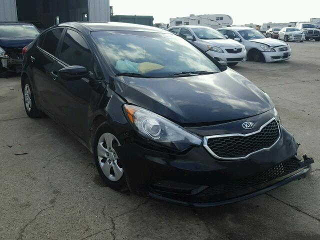 KNAFK4A6XF5376275 - 2015 KIA FORTE BLACK photo 1