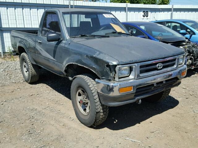 4TARN01PXPZ112729 - 1993 TOYOTA PICKUP 1/2 GREEN photo 1