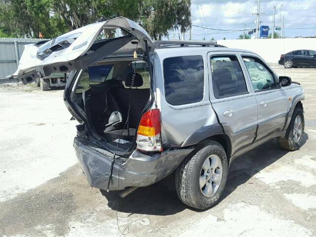 4F2YZ04163KM23136 - 2003 MAZDA TRIBUTE SILVER photo 4