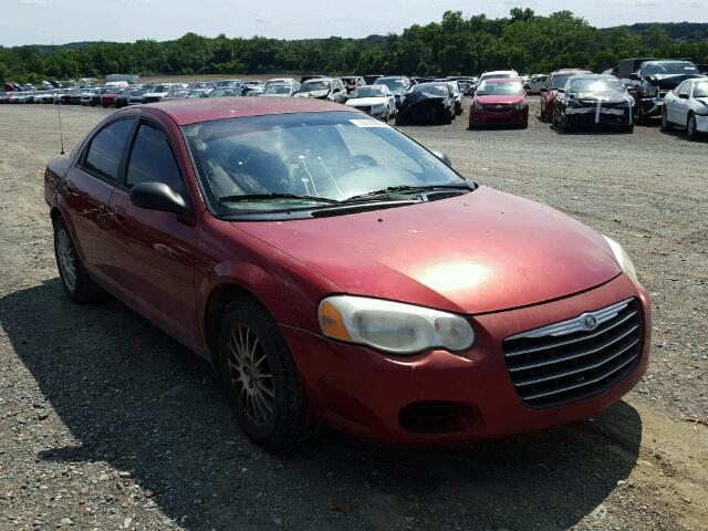 1C3EL46X75N580810 - 2005 CHRYSLER SEBRING ORANGE photo 1