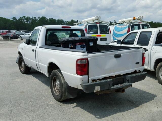 1FTYR10U13TA23940 - 2003 FORD RANGER WHITE photo 3