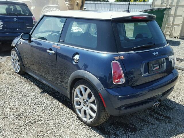 WMWRE33586TL21371 - 2006 MINI COOPER S BLUE photo 3