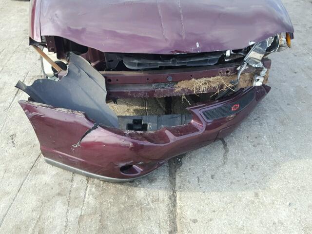 2G1WW12E139192569 - 2003 CHEVROLET MONTE CARL 栗色 照片 9