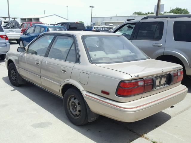 1NXAE97A6MZ239538 - 1991 TOYOTA COROLLA LE 棕色 照片 3