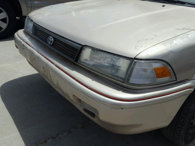 1NXAE97A6MZ239538 - 1991 TOYOTA COROLLA LE BROWN photo 9