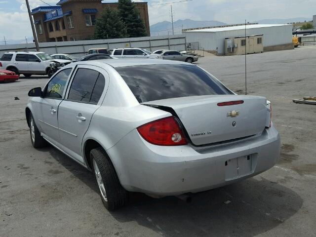 1G1AF5F57A7227545 - 2010 CHEVROLET COBALT 2LT SILVER photo 3