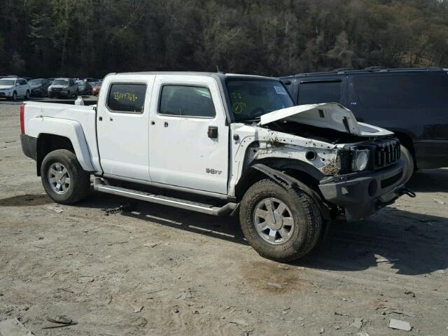 5GNEN13E898155284 - 2009 HUMMER H3T WHITE photo 9