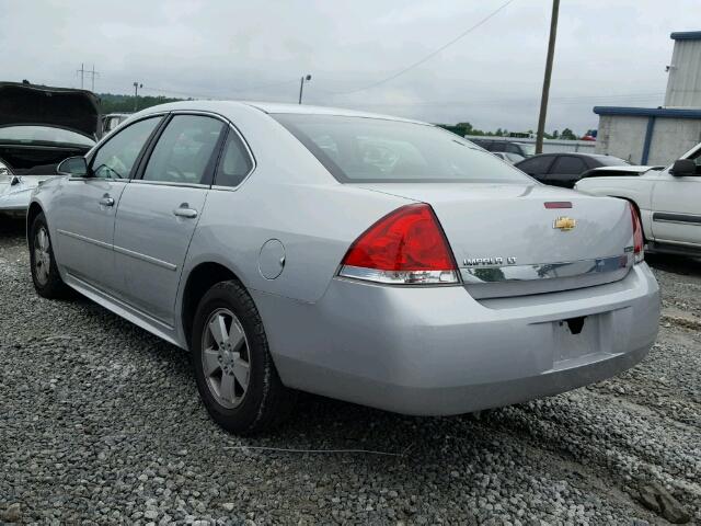 2G1WB5EK5A1183616 - 2010 CHEVROLET IMPALA LT SILVER photo 3