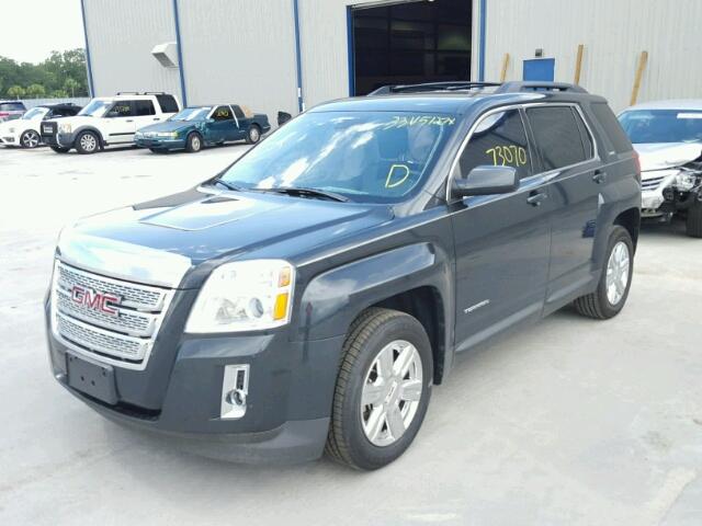 2GKALREK5E6161683 - 2014 GMC TERRAIN GREEN photo 2