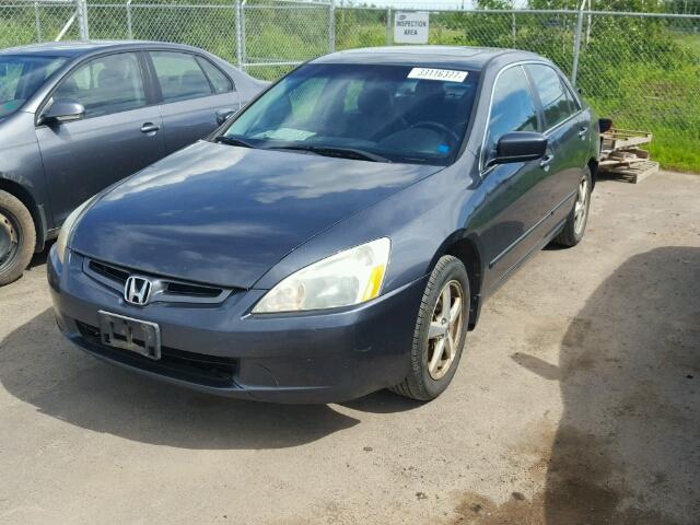 1HGCM55665A807332 - 2005 HONDA ACCORD EX CHARCOAL photo 2