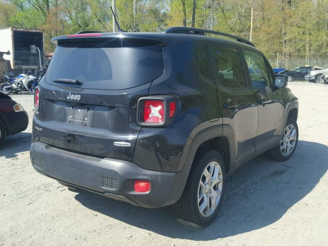 ZACCJBBT2GPC63141 - 2016 JEEP RENEGADE L BLACK photo 4