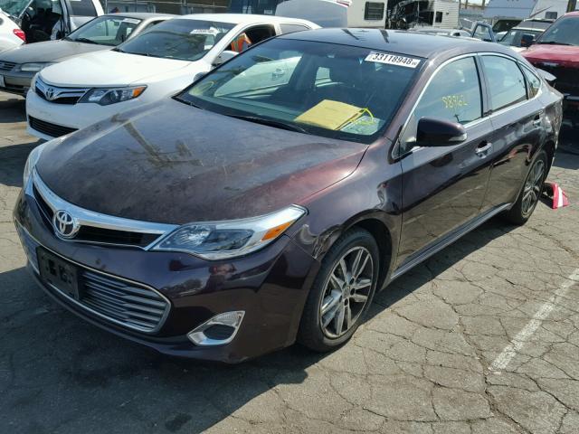 4T1BK1EB8EU109790 - 2014 TOYOTA AVALON BAS 勃艮第红 照片 2