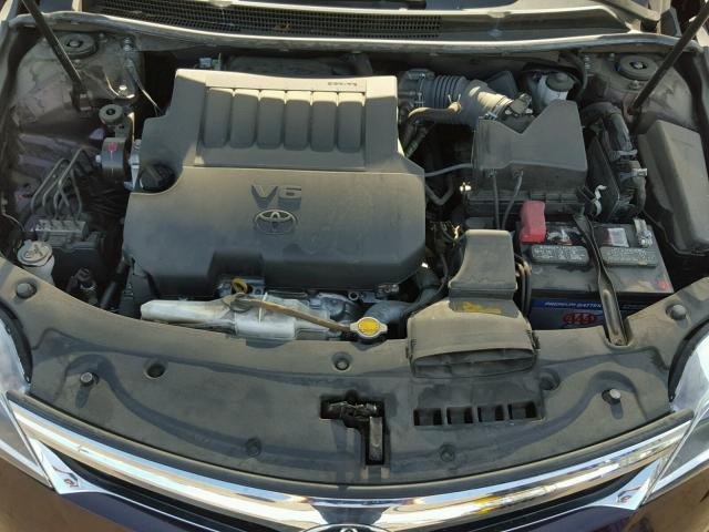 4T1BK1EB8EU109790 - 2014 TOYOTA AVALON BAS 勃艮第红 照片 7