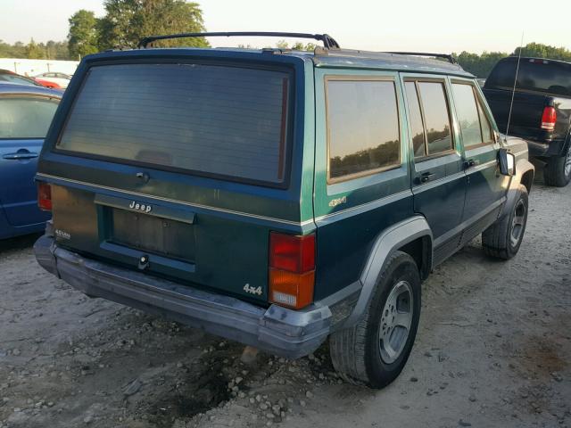 1J4FJ78S4TL302846 - 1996 JEEP CHEROKEE C GREEN photo 4