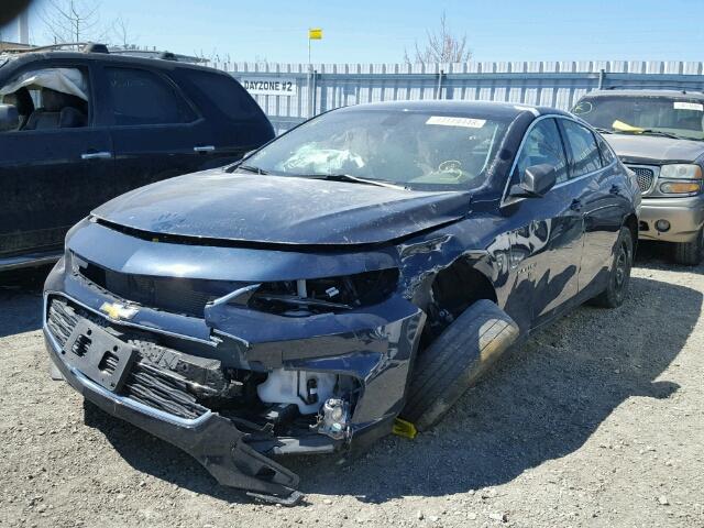 1G1ZB5STXHF270702 - 2017 CHEVROLET MALIBU LS 蓝色 照片 2