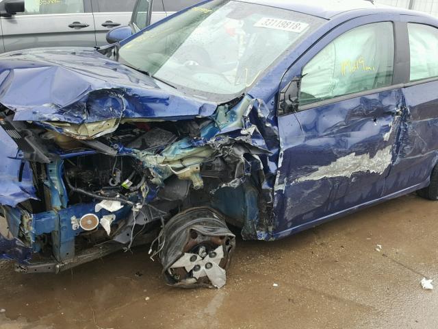 1G1JA5SH5D4194159 - 2013 CHEVROLET SONIC LS 蓝色 照片 10