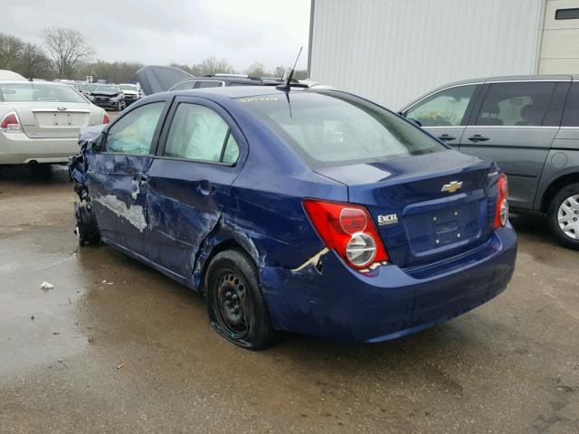 1G1JA5SH5D4194159 - 2013 CHEVROLET SONIC LS 蓝色 照片 3