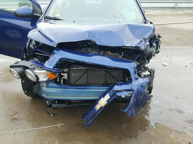 1G1JA5SH5D4194159 - 2013 CHEVROLET SONIC LS 蓝色 照片 9